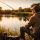 Ilustrasi aktivitas memancing di perairan air tawar, salah satu hobi favorit masyarakat Solo.