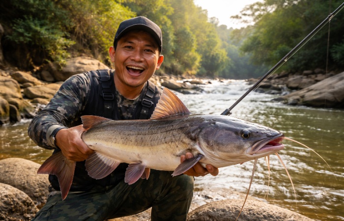 Jarang Dibocorkan, Ini Rahasia Racikan Umpan Oplosan Ikan Baung Sungai